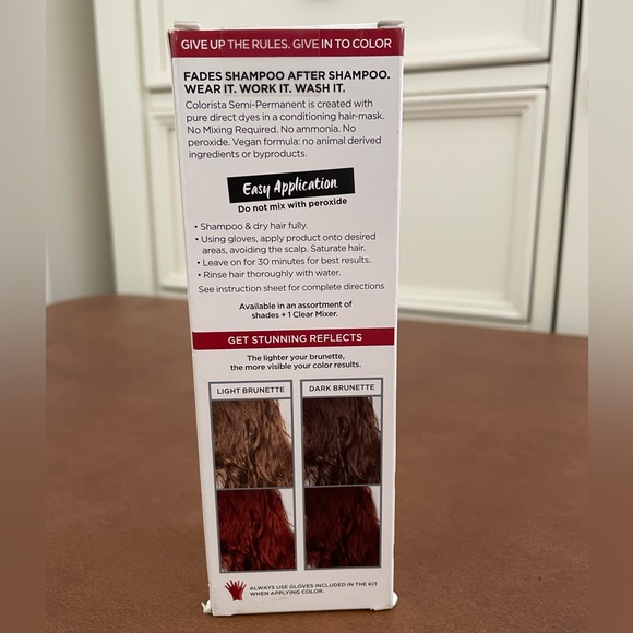 L’Oréal Colorista Semi Permanent Hair Color- Tangerine 40 red NWT 🎉Host Pick x4🎉 - Picture 3 of 4